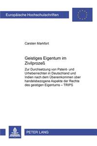 Geistiges Eigentum Im Zivilprozeß