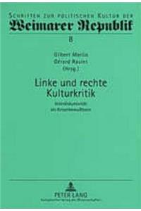 Linke Und Rechte Kulturkritik