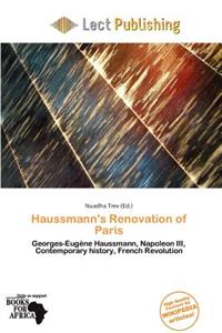 Haussmann's Renovation of Paris