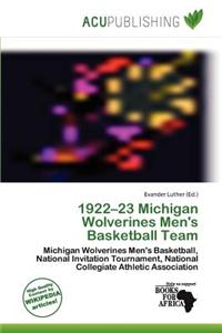 1922-23 Michigan Wolverines Men's Basketball Team