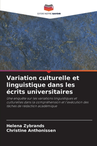 Variation culturelle et linguistique dans les écrits universitaires