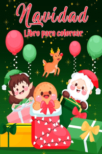 Libro para colorear de Navidad para ninos pequenos y ninos.
