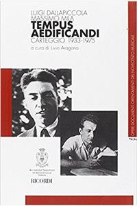 TEMPUS AEDIFICANDI CARTEGGIO 1933 1975