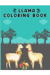 llama coloring book