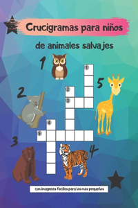 Crucigramas para niños de animales salvajes