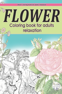 Flower coloring books for adults, flower coloring books for adults relaxation