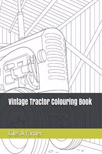 Vintage Tractor Colouring Book