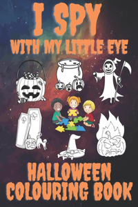 I Spy With My Little Eye Halloween Colouring Book