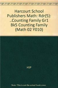 Harcourt School Publishers Math: Reader 5-Pack Grade 1 Counting Family