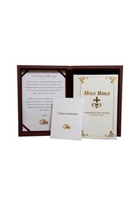 Hand-Size KJV Marriage Bible - Leatherette