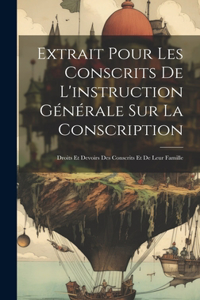 Extrait Pour Les Conscrits De L'instruction Générale Sur La Conscription