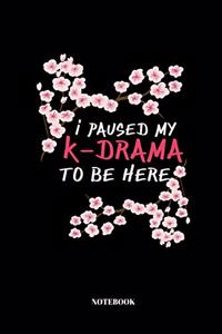 I Paused My K-Drama To Be Here