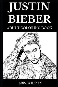 Justin Bieber Adult Coloring Book