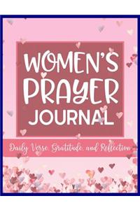 Women's Prayer Journal Daily Verse, Gratitude, Reflection