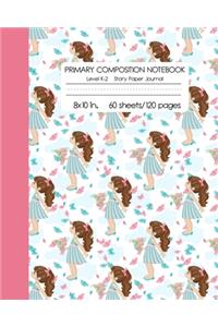 Primary Composition Notebook Level K-2 Story Paper Journal