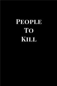 People to Kill