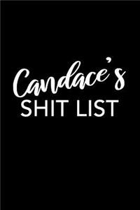 Candace's Shit List