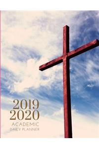 2019-2020 Academic Daily Planner Gratitude Organizer With Bible Sermon Notes