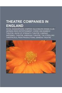 Theatre Companies in England
