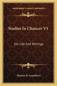 Studies in Chaucer V1