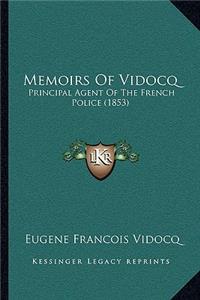 Memoirs of Vidocq