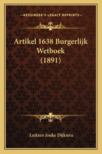 Artikel 1638 Burgerlijk Wetboek (1891)