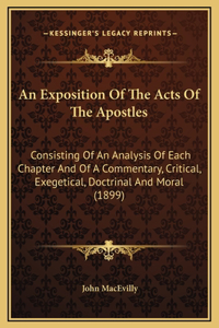 An Exposition Of The Acts Of The Apostles