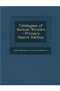 Catalogues of Scotish Writers