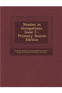 Studies in Occupations, Issue 2