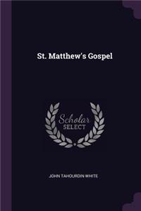 St. Matthew's Gospel
