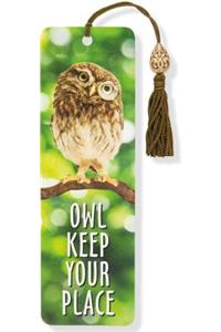 Owl Keep Your Place Beaded Bookmark