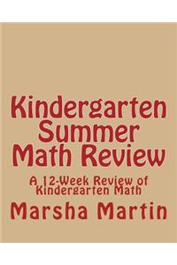 KINDERGARTEN Summer Math Review