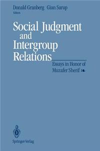 Social Judgment and Intergroup Relations