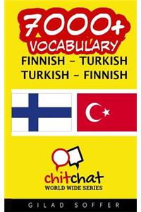 7000+ Finnish - Turkish Turkish - Finnish Vocabulary