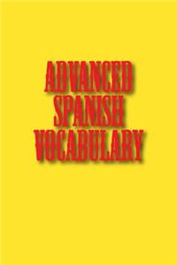 Advanced Spanish Vocabulary