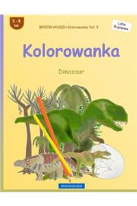 Brockhausen Kolorowanka Vol. 3 - Kolorowanka: Dinozaur