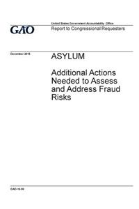 ASYLUM Additional Actions Needed to Assess and Address Fraud Risks