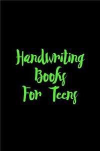 Handwriting Books For Teen