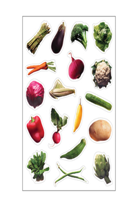 Vegetables Shape Stickers