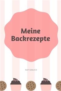 Meine Backrezepte Notizbuch