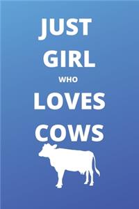just girl who loves cows gratitude journal