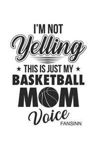 Cool Basketball Mother Notebook