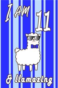 I AM 11 and LLamazing boys journal