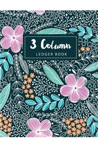 3 Column Ledger Book