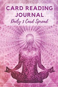 Card Reading Journal Daily 3 Card Spread