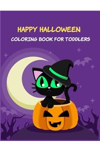 Happy Halloween Coloring Book for Toddlers