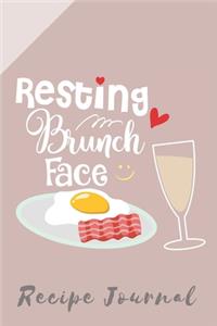 Resting Brunch Face Recipe Journal