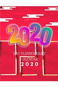 Day Planner Daily Calendar 2020