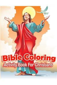 Bible Coloring Activity Book for Christians