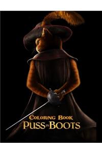 Puss in Boots Coloring Book